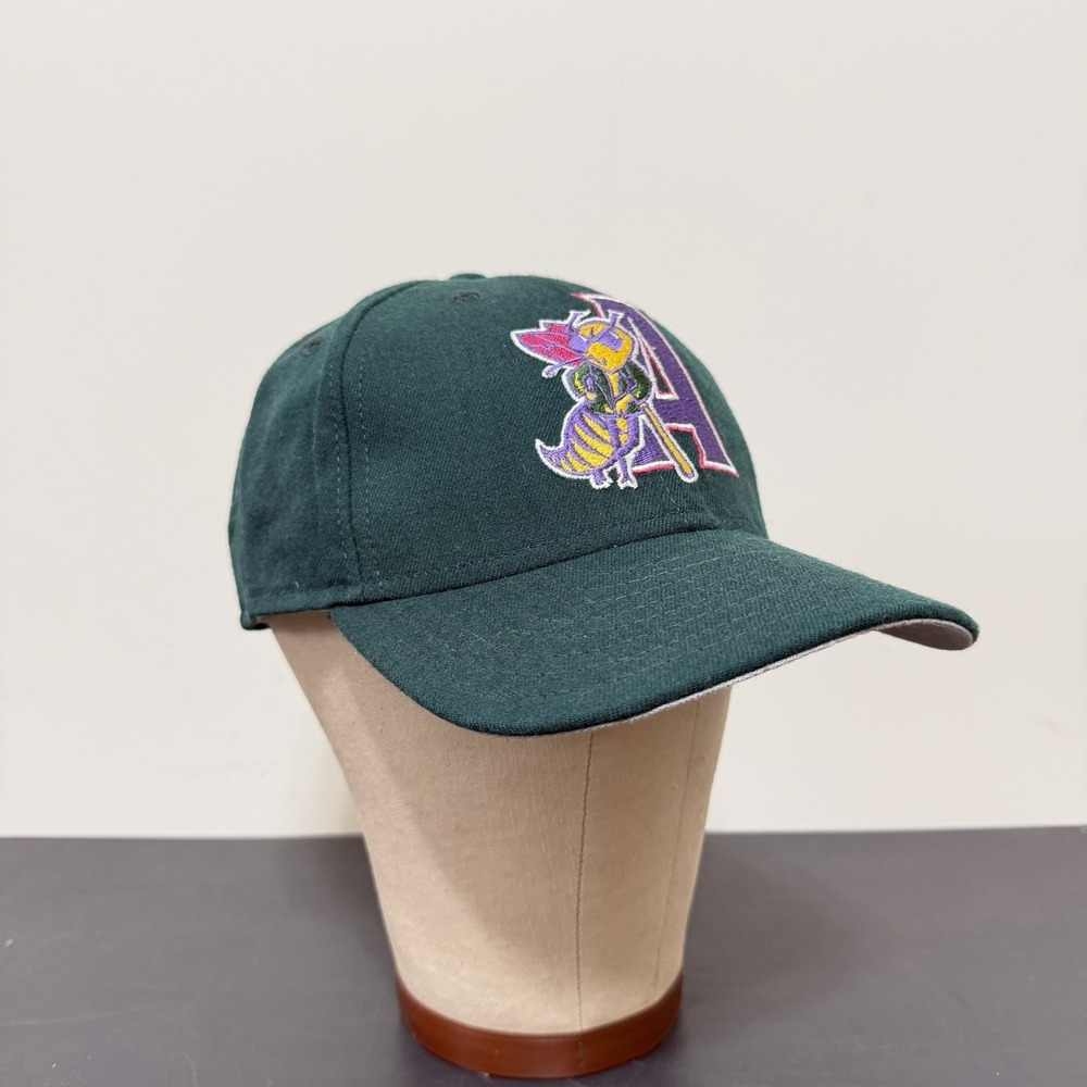 Vintage Augusta Green Jackets Snapback Hat Cap Minor League Baseball New Era